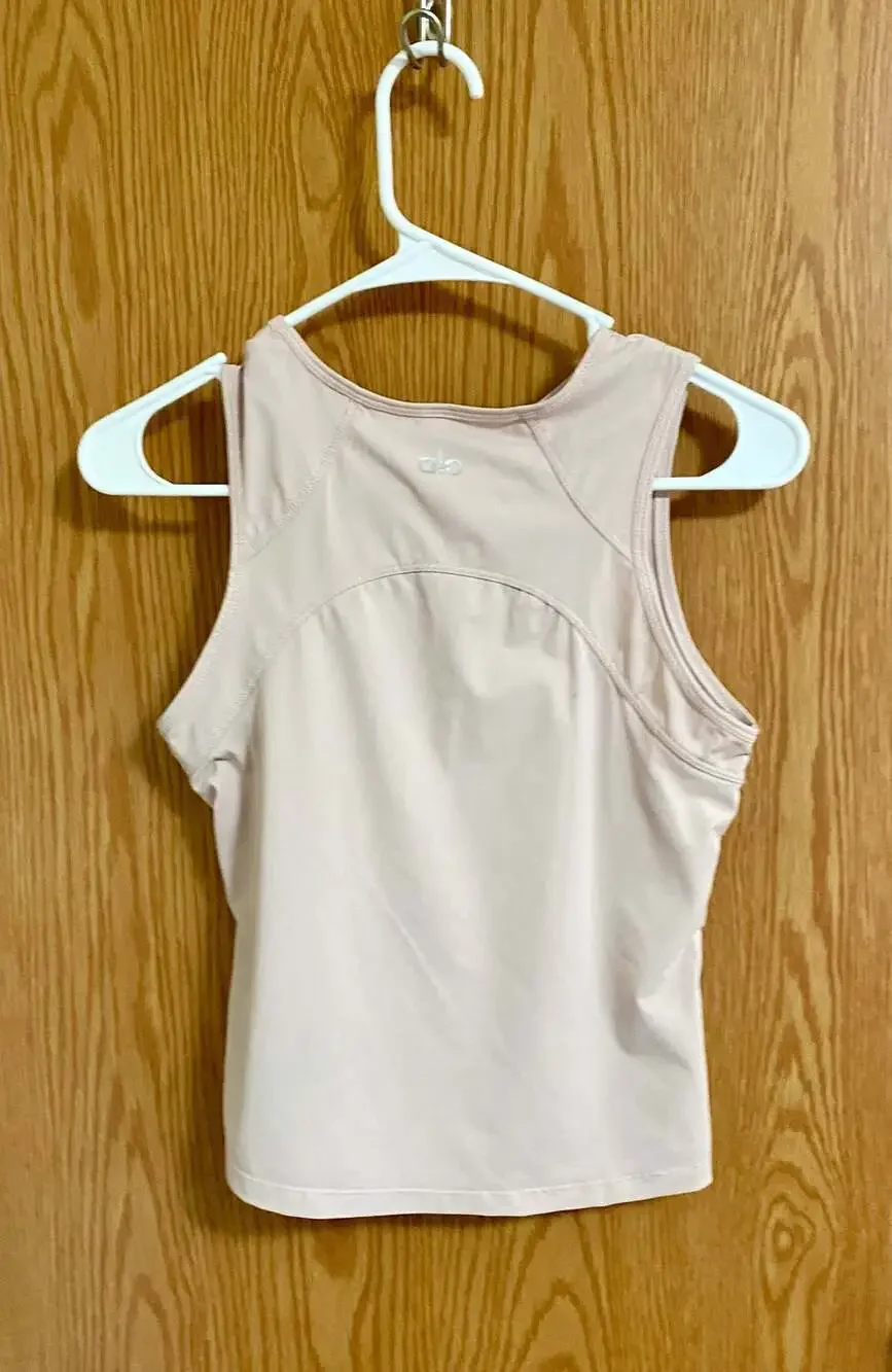 Alo Yoga Women's Pink Athletic Workout Tank Top Size L